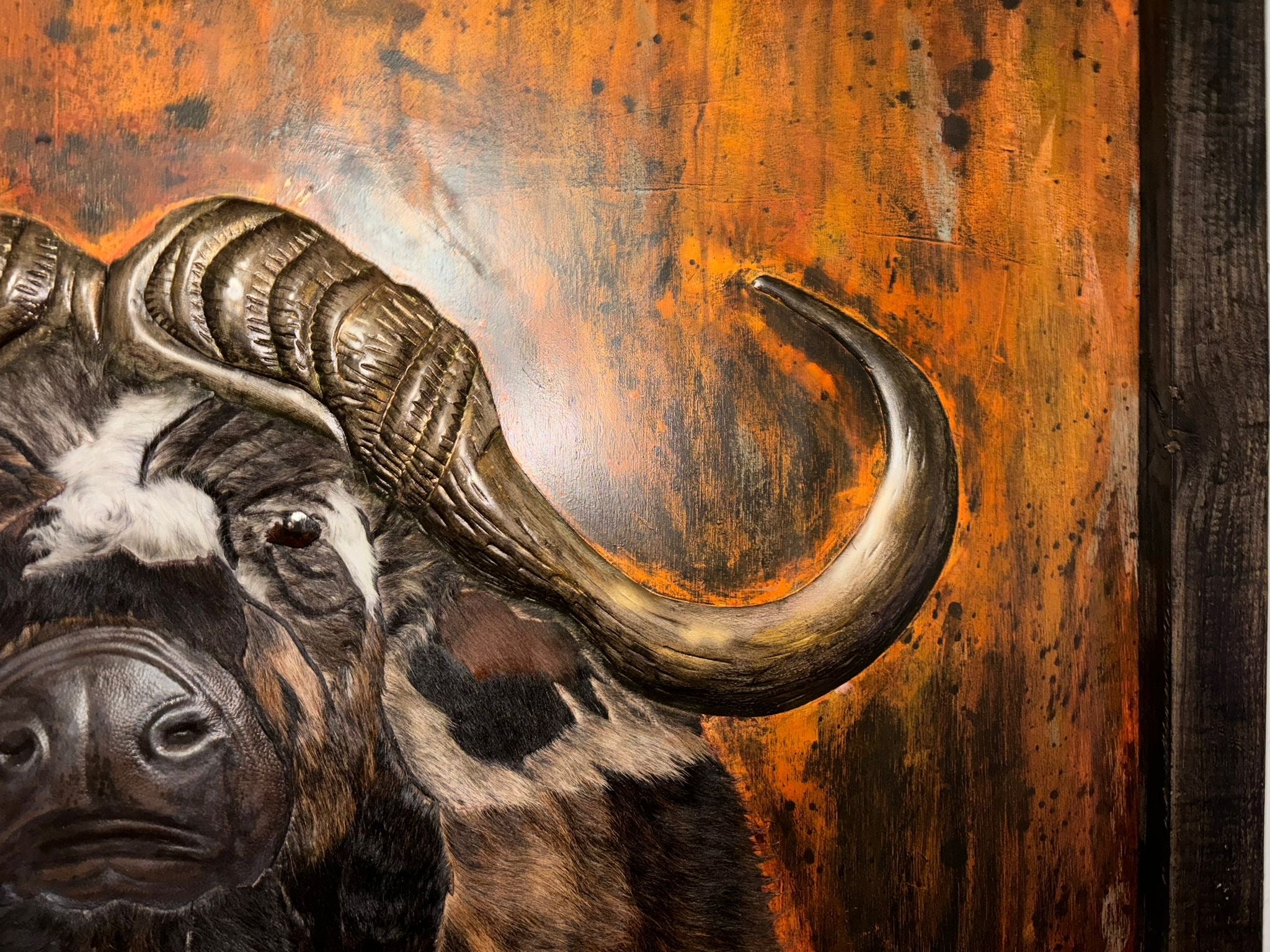 Cape Buffalo 'Dagga Boy' Painting