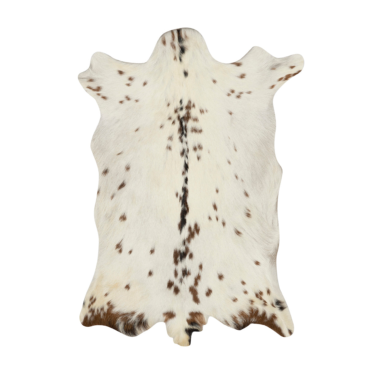 Brown & White Goat Hides