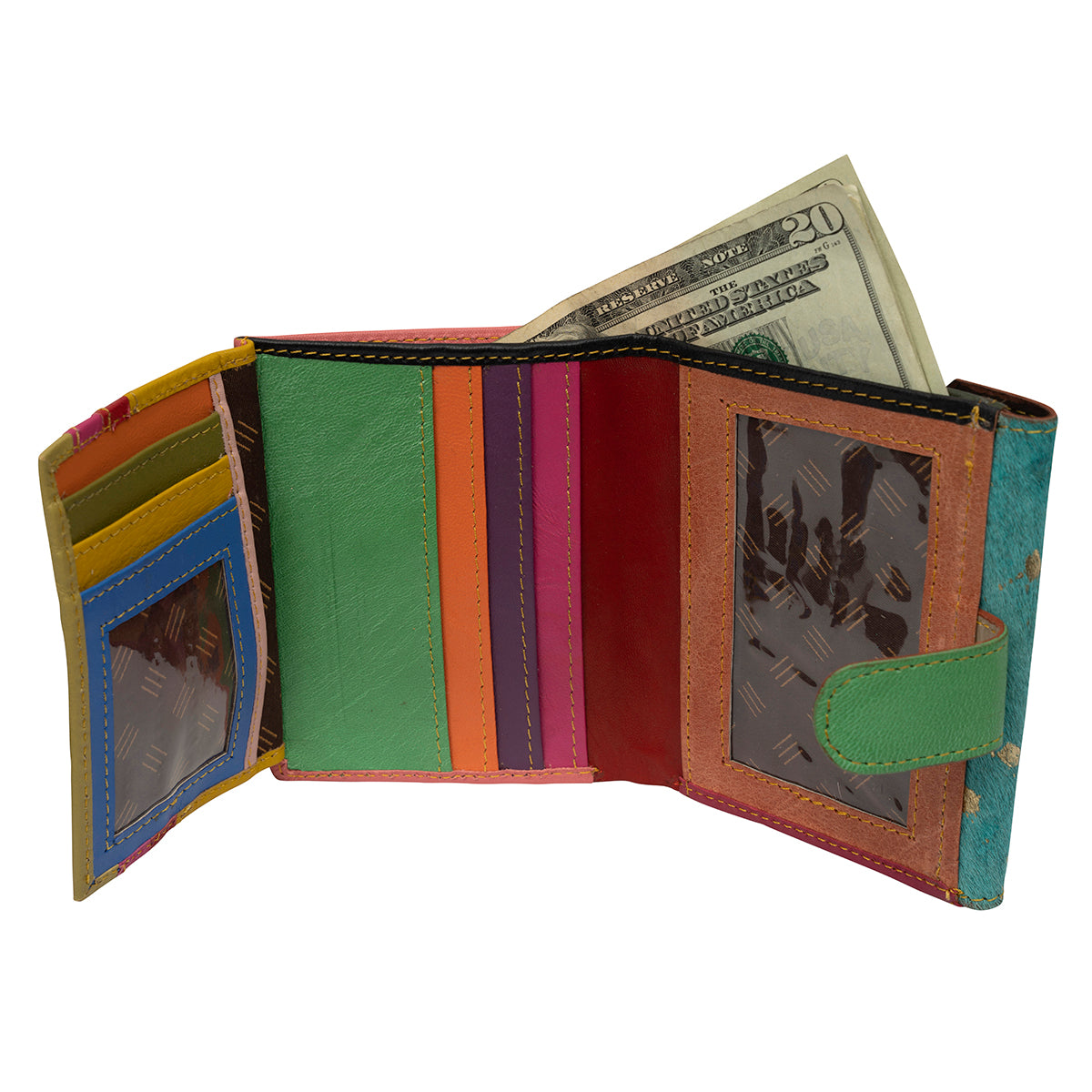 Bright Trifold Wallet