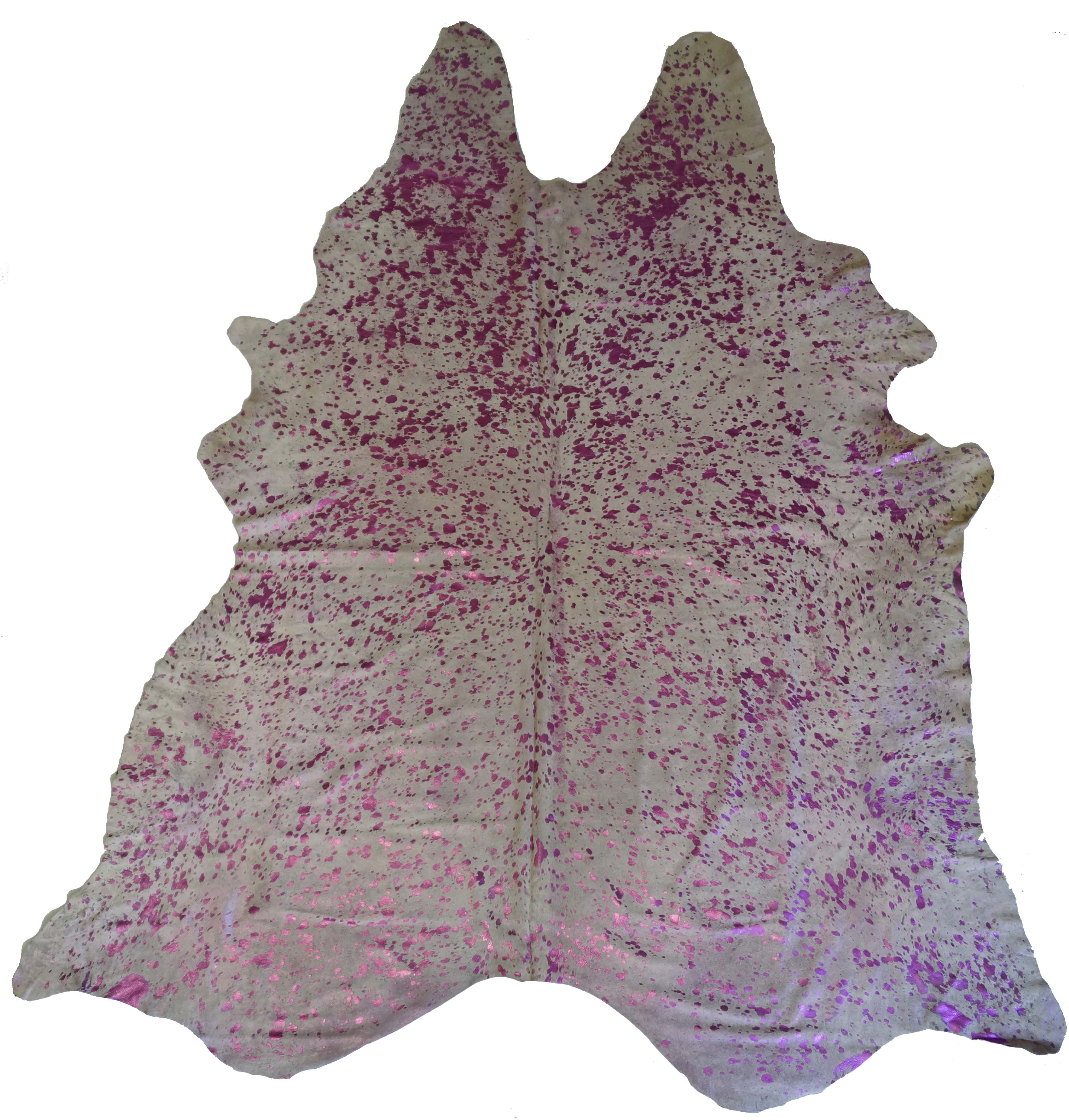 Pink Acid Wash Cowhide