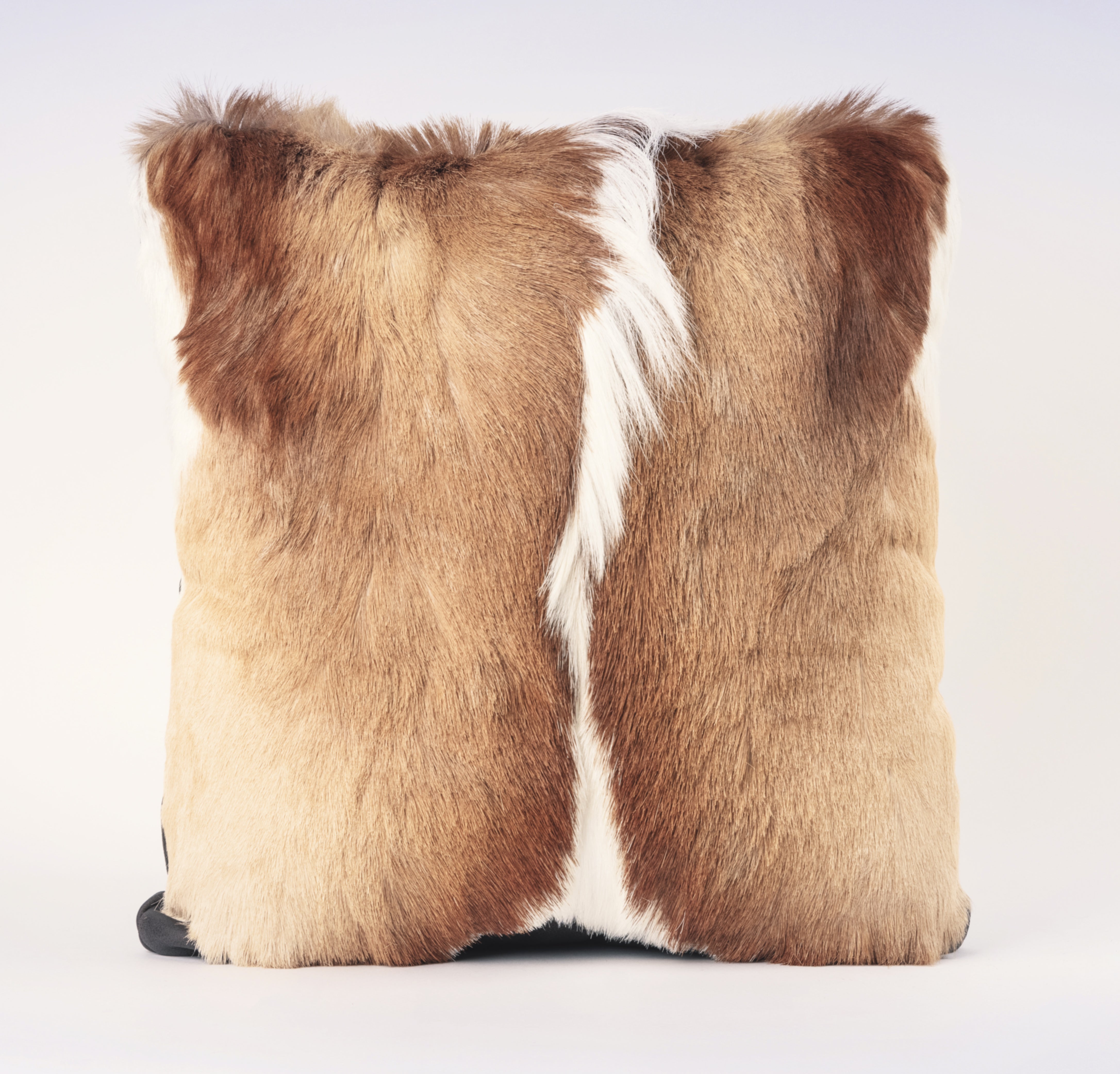 Springbok fur front and cloth back.