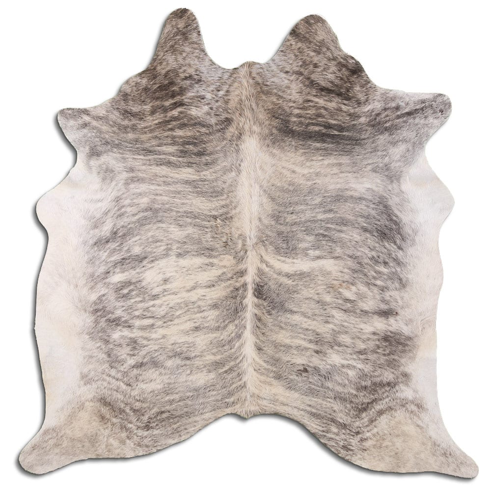 Grey Brindle Cowhide